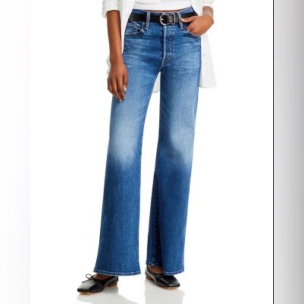 MOTHER Blue Flare & Wide Leg Jeans